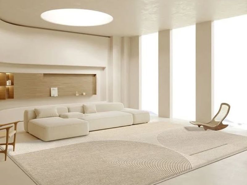 Vai trò của thảm phòng khách giá rẻ trong không gian sống