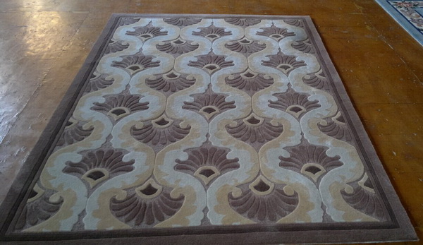 Mẫu thảm len dệt tay 02