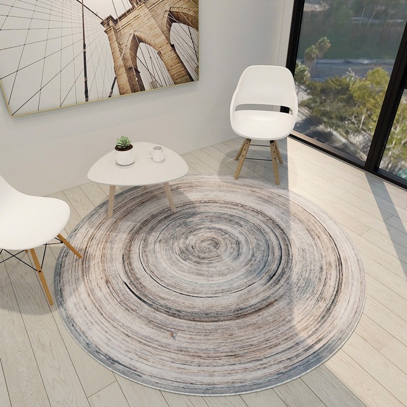 thảm tròn phòng khách