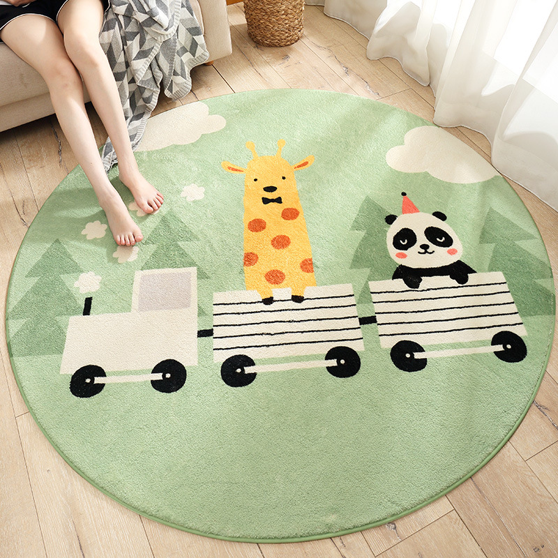 thảm tròn phòng khách