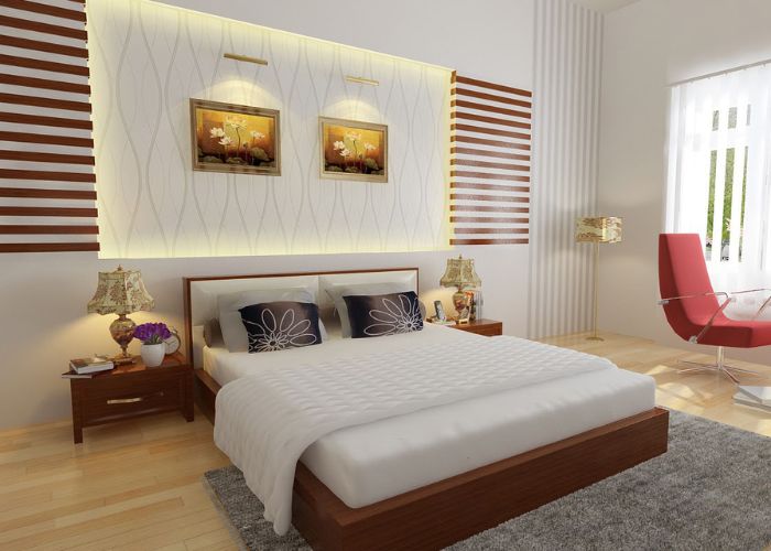 Thảm trải phòng ngủ đẹp dệt cao cấp mang đến không gian sang trọng 