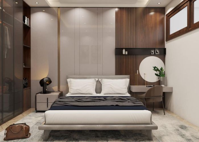 Mẫu thảm sàn phòng ngủ làm bằng nỉ