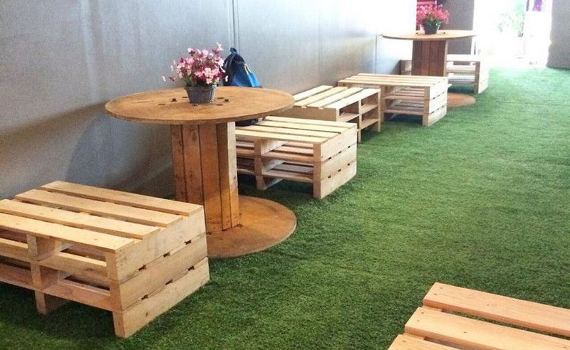 Trang trí Spa với cỏ nhân tạo