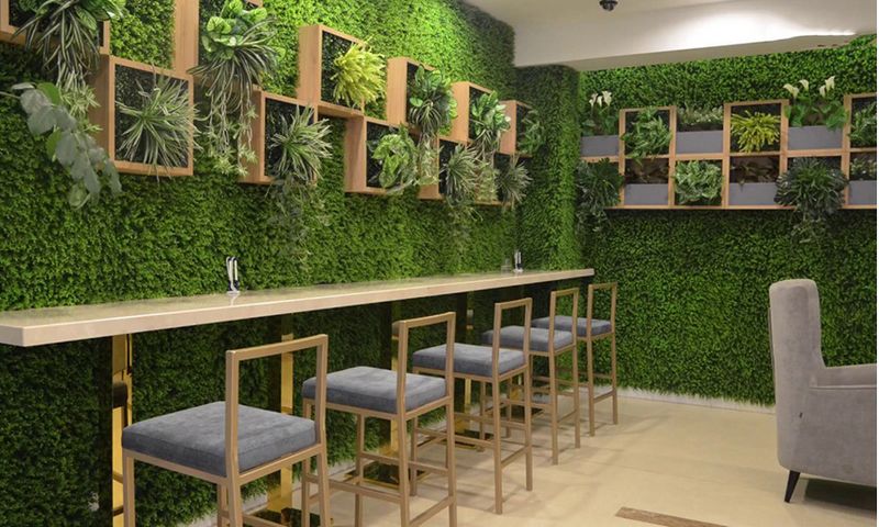 Mẫu trang trí tường của Spa ấn tượng