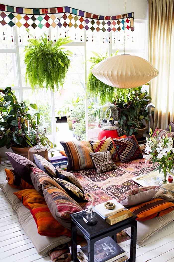 Thảm trải sàn họa tiết Bohemian độc đáo